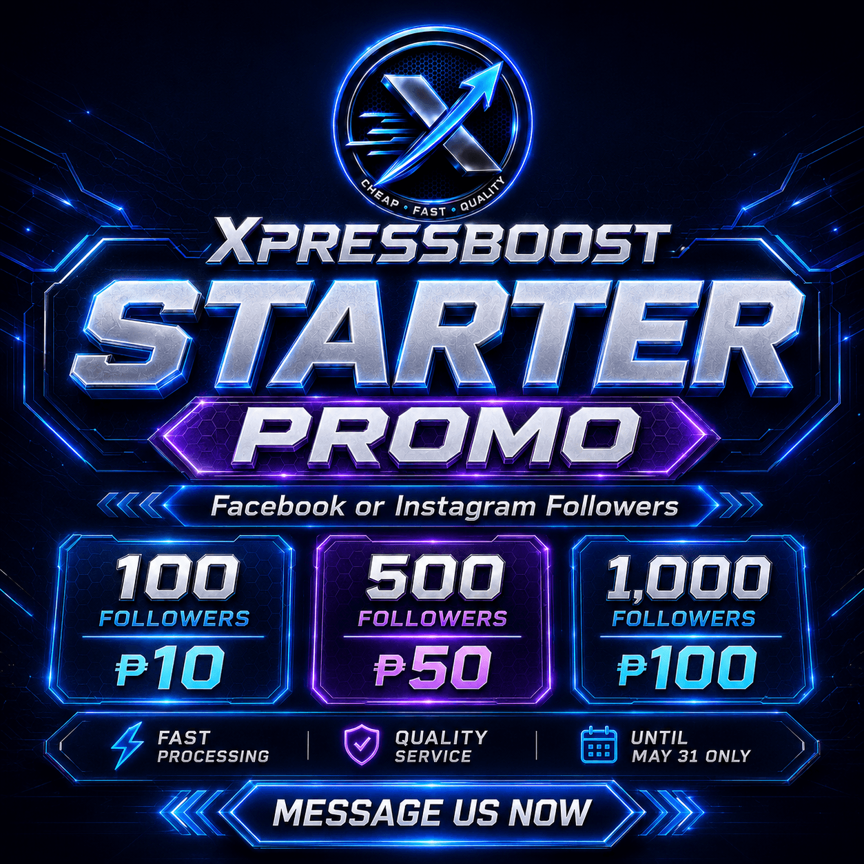 Starter Promo poster for XpressBoost